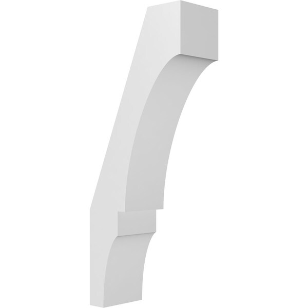 Ekena Millwork 4-in. W x 8-in. D x 20-in. H Balboa Architectural Grade PVC Knee Brace BRCP04X08X20BOA - main
